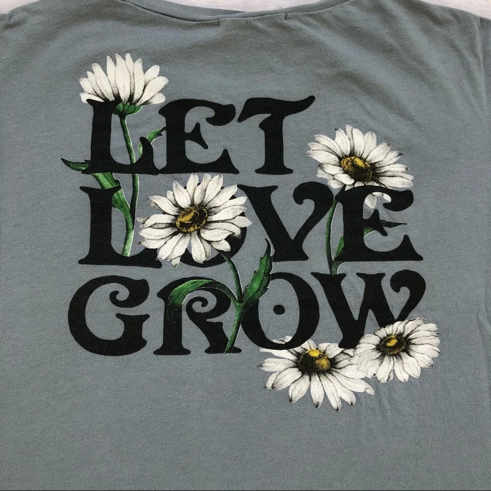 French Pastry, Let Love Grow Graphic Tee, Size XL